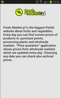 برنامه‌نما Fruit and vegetables prices from Poland (Poznan) عکس از صفحه