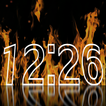 Feuer Uhr Live-Hintergründe