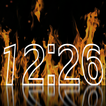Zegar Ogień Animowane Tapety