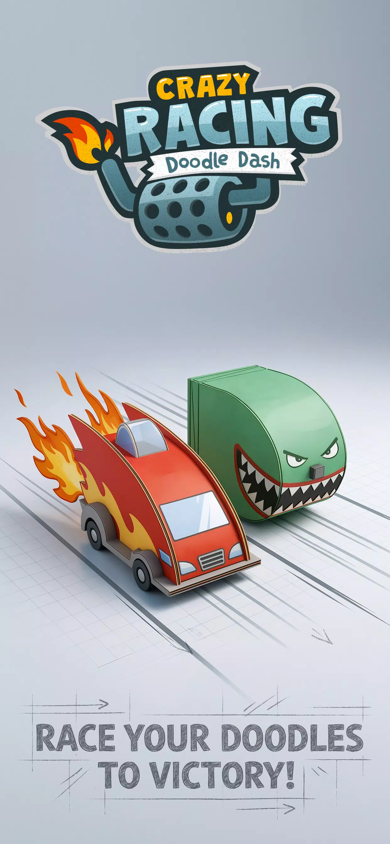 Crazy Racing: Doodle Dash