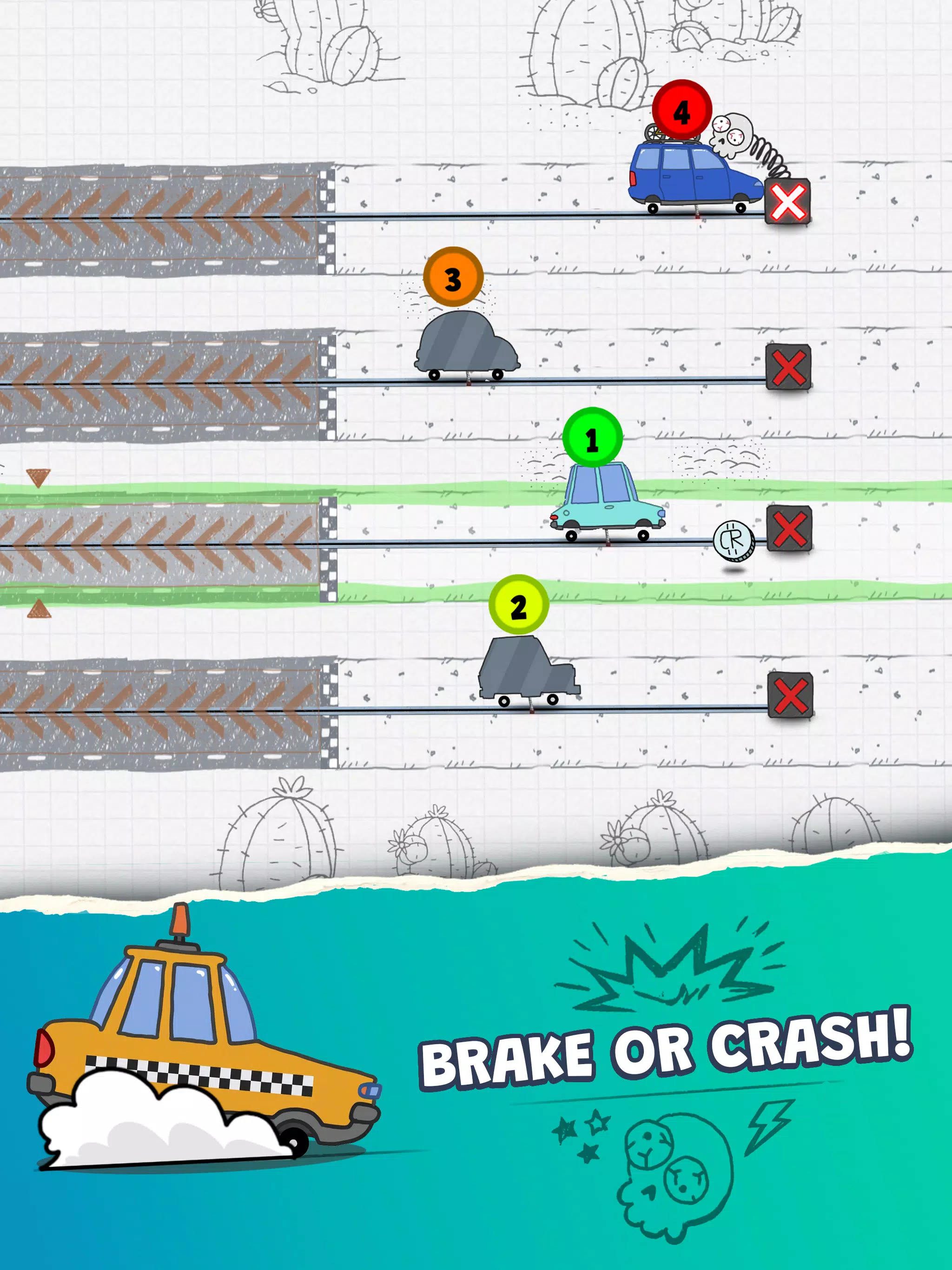 Crazy Racing: Doodle Dash