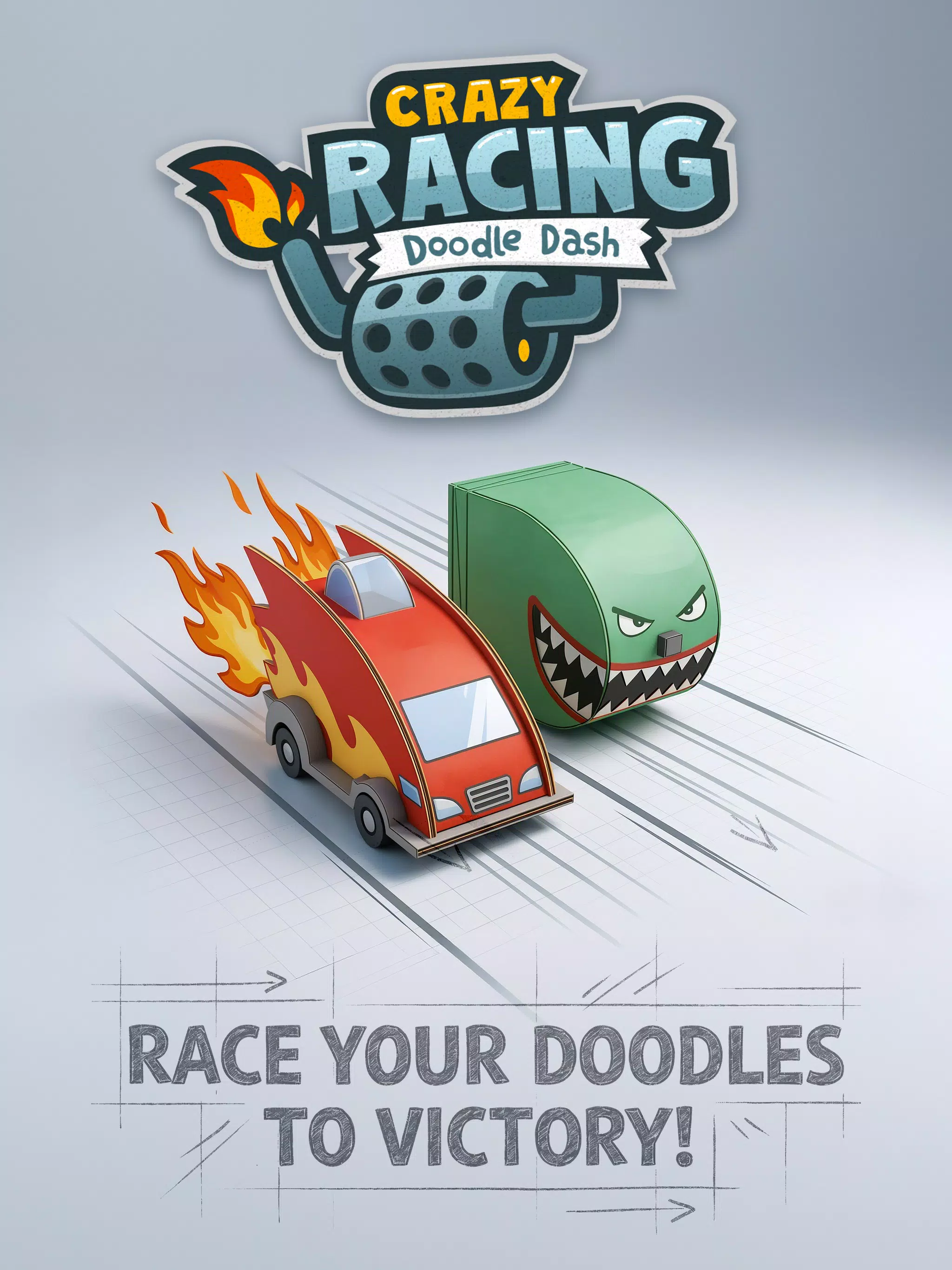 Crazy Racing: Doodle Dash