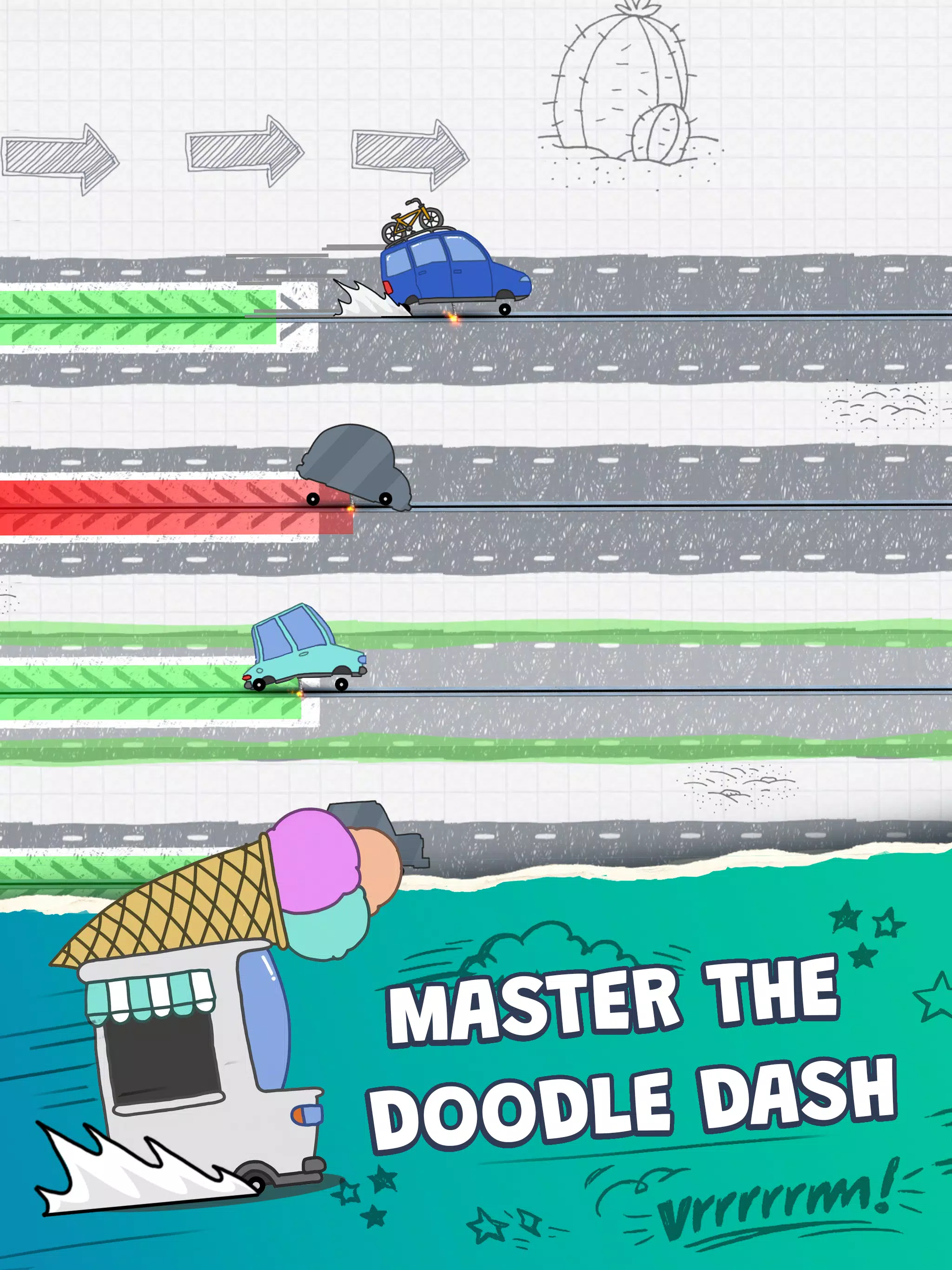 Crazy Racing: Doodle Dash