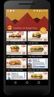 Gutscheine für Burger King gültig bis zum 31. März Affiche