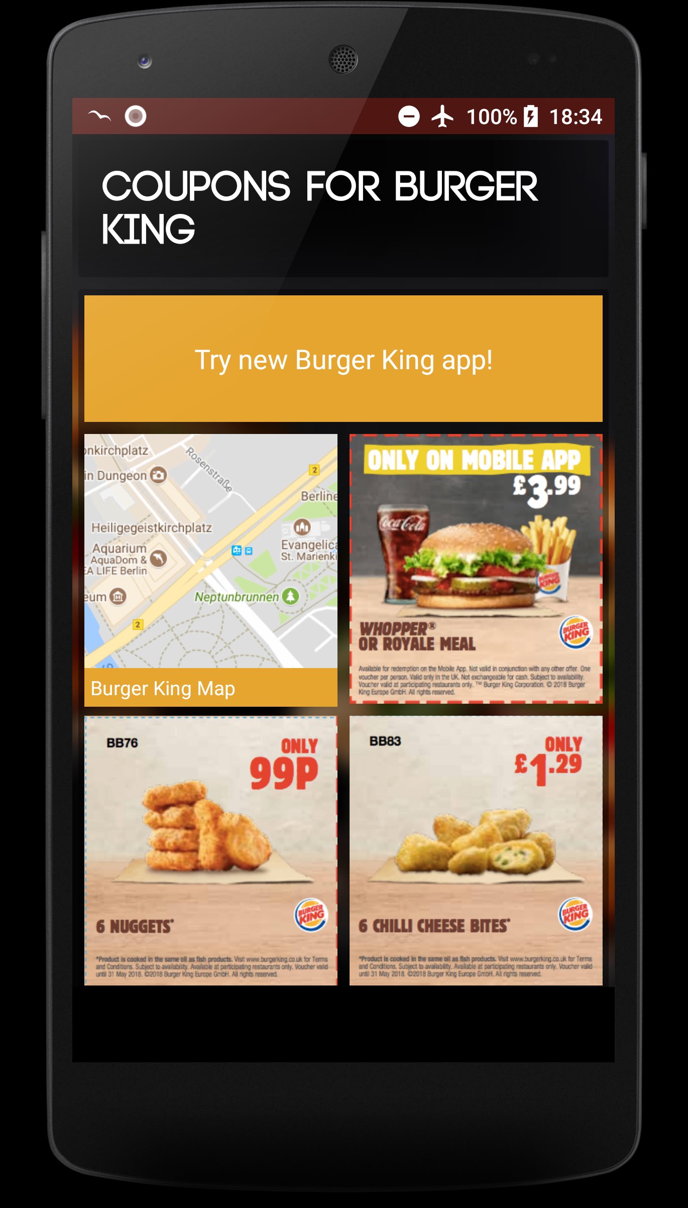 Coupons For Burger King Uk For Android Apk Download