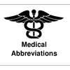 Medical Abbreviations Zeichen