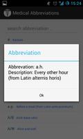 Medical Abbreviations ảnh chụp màn hình 3