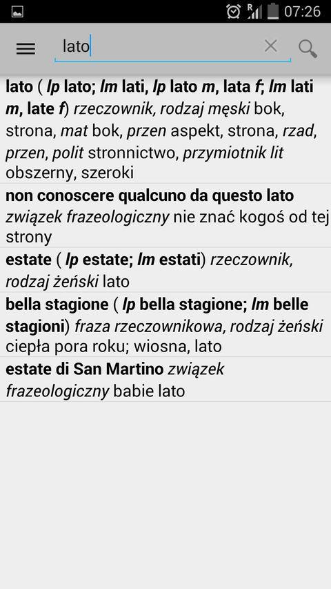 scarica slownik wloski