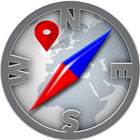 ikon Navigasi GPS Kompas Wear OS