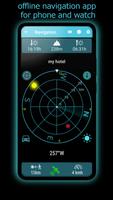 Compass GPS Navigation Wear OS Cartaz
