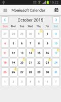 Moniusoft Calendar پوسٹر