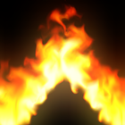 Magic Flames: fire simulation icône