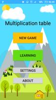 Multiplication table โปสเตอร์