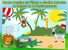 Jeu d'animaux pour enfants Affiche