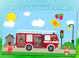 Animais e carros - um jogo par Cartaz