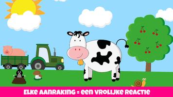 Dieren kinderspel vanaf 1 jaar-poster
