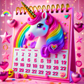 Einhorn-Kalender