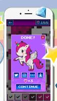 Unicorn Pixel - Color by Number imagem de tela 1