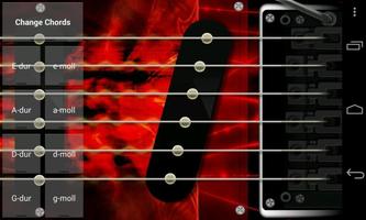 Гитара хэви-метала постер