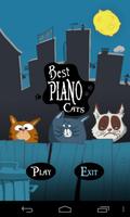 Chats Piano Affiche