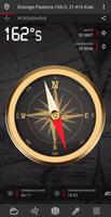 Perfekter Kompass mit Qibla Plakat