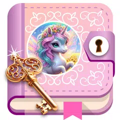 Unicorn Diary (lock - PIN) Icon