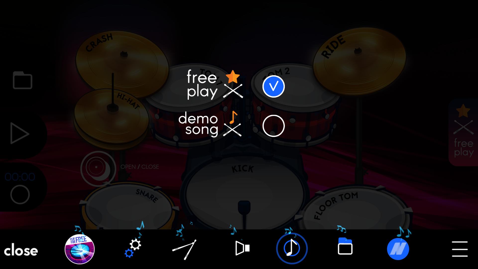 Есть игра барабаны. Taiko Drums приложение.