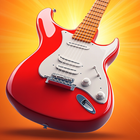Guitarra eléctrica auténtica icono