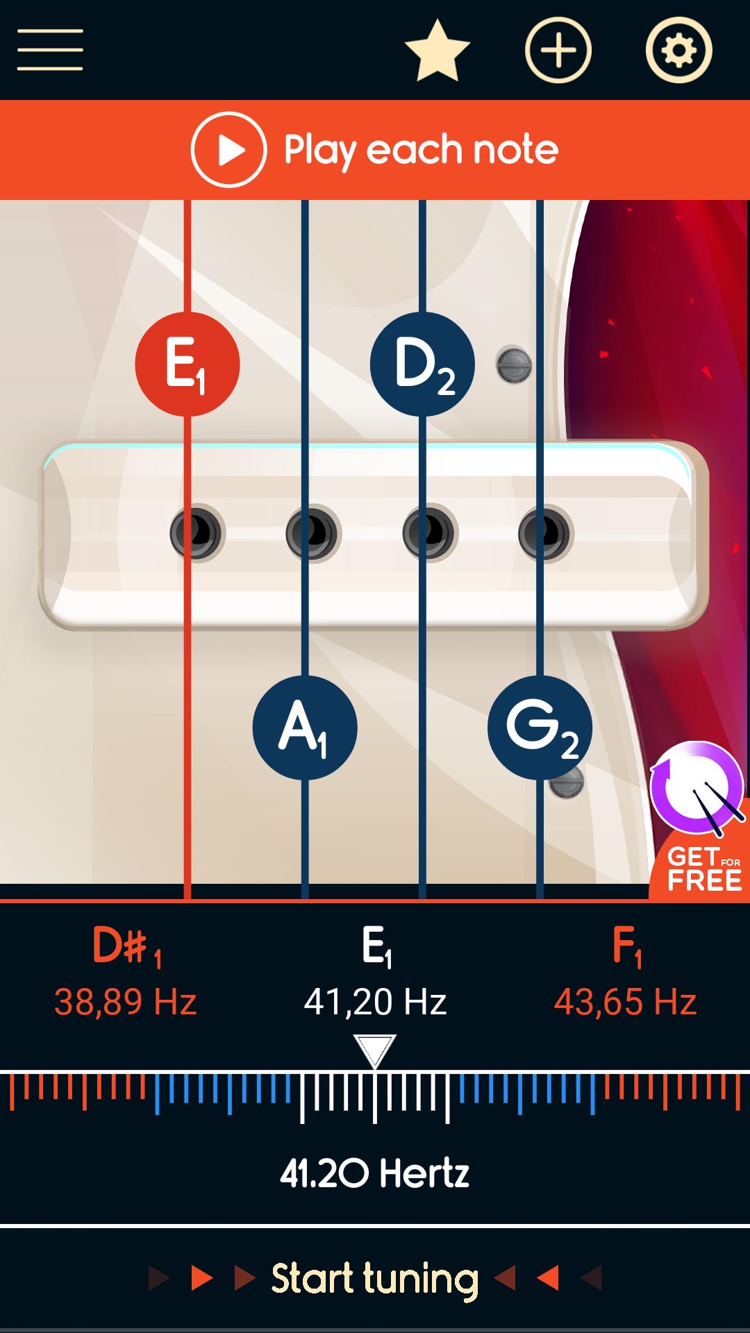 Master Bass Guitar Tuner for Android - APK Download