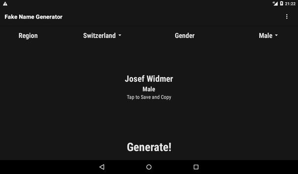 Fake Name Generator for Android - APK Download