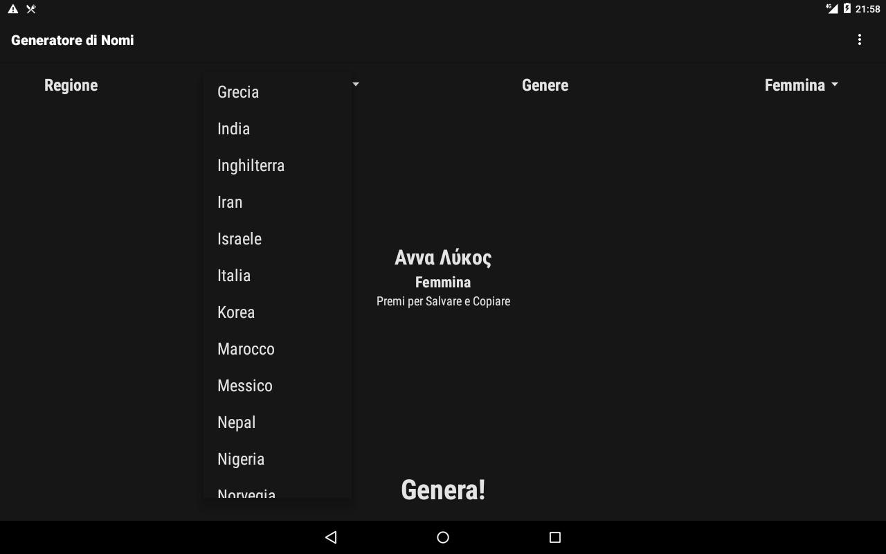 Generatore Di Nomi For Android Apk Download