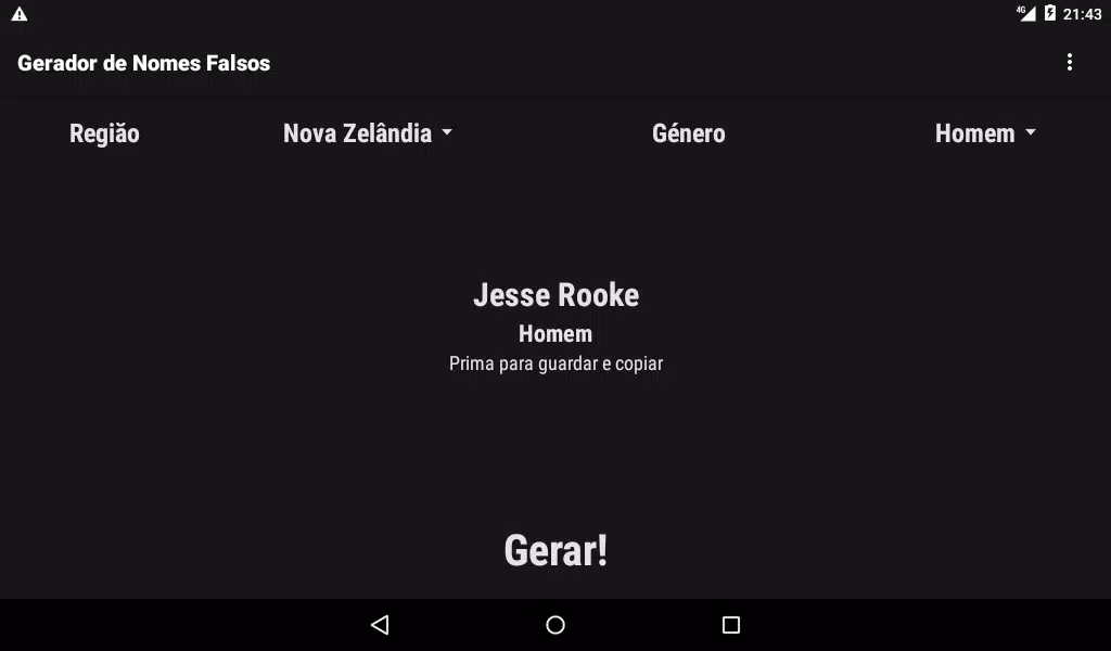 Download do APK de Gerador de Nomes para Android