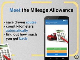 Mileage allowance Affiche