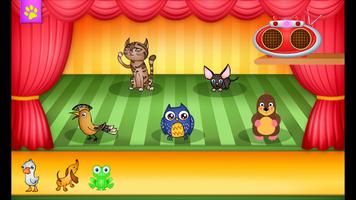 123 Kids Fun ANIMAL BAND Game imagem de tela 2