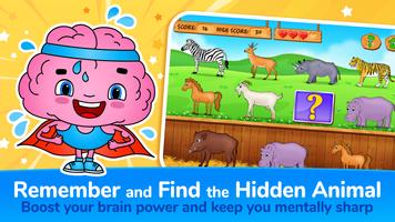 123 Kids Fun Memory Games ảnh chụp màn hình 1