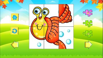 123 Kids Fun Puzzle Red پوسٹر