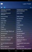 Learn POLISH Fast&Easy capture d'écran 3