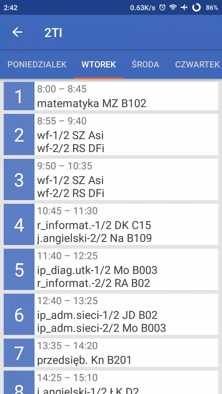 Plan Lekcji Zst ZST Turek Plan lekcji APK for Android Download