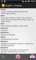 Free Croatian English Dict ポスター