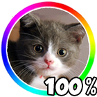 Cat Battery Widget ikon