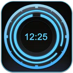 Digital Clock Disc Widget