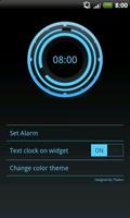 Digital Clock Disc Widget screenshot 2