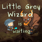 Little Grey Wizard Adventure Zeichen