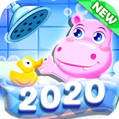 Bathe Hippo - Connect Pipes XAPK download