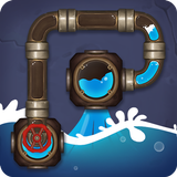 Water flow - Connect the pipes أيقونة