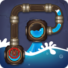 Water flow - Connect the pipes أيقونة