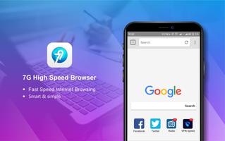 7G High Speed Browser Cartaz