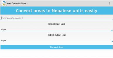 Area Converter Nepal+ capture d'écran 2