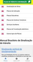 Placas de Trânsito do Brasil Ekran Görüntüsü 3