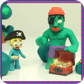 Funny Plasticine Dolls